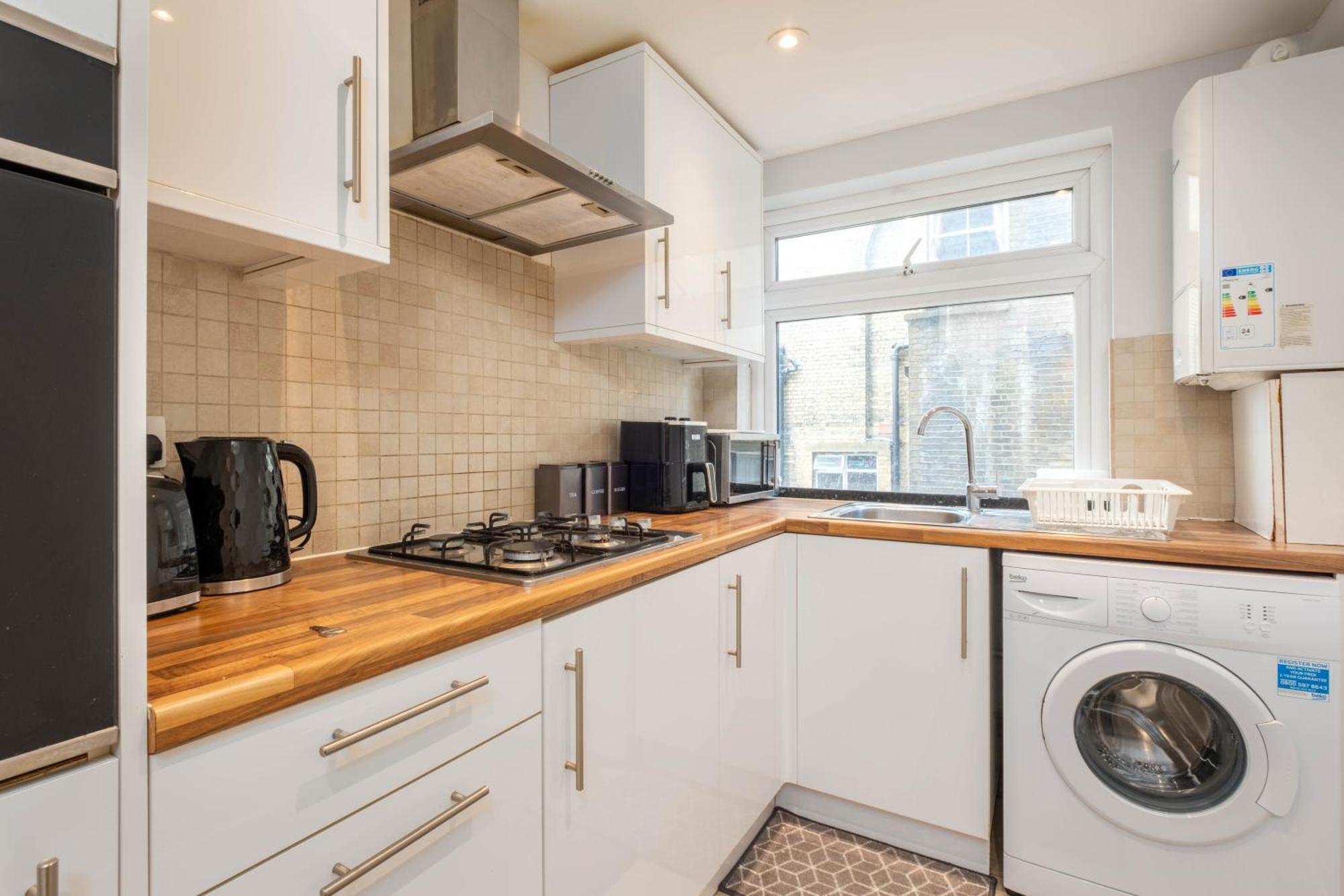 Stylish 2 Bedroom In Central Brighton Free Parking Near Beach And Train Station Kültér fotó